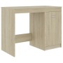 Escritorio de madera de ingeniería roble Sonoma 140x50x76 cm de vidaXL, Escritorios - Ref: Foro24-3054783, Precio: 156,26 €, ...