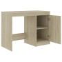 Escritorio de madera de ingeniería roble Sonoma 140x50x76 cm de vidaXL, Escritorios - Ref: Foro24-3054783, Precio: 156,26 €, ...