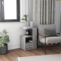 Gray concrete plywood side table 36x30x56 cm by vidaXL, Side tables - Ref: Foro24-802997, Price: 29,23 €, Discount: %