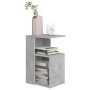 Mesa auxiliar de madera contrachapada gris hormigón 36x30x56 cm de vidaXL, Mesas auxiliares - Ref: Foro24-802997, Precio: 29,...