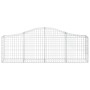 Gabionenkörbe 6 Stück Bogenform Eisen 200x30x60/80 cm von vidaXL, Töpfe und Pflanzgefäße - Ref: Foro24-3145392, Preis: 468,57...
