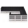 10-piece garden furniture set with white pine wood cushions by vidaXL, Garden sets - Ref: Foro24-3077045, Price: 971,65 €, Di...