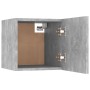 Mesitas de noche 2 unidades gris hormigón 30,5x30x30cm de vidaXL, Mesitas de noche - Ref: Foro24-3079719, Precio: 47,19 €, De...