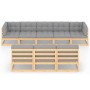 Gartenmöbel 8-teilig und Kissen aus massivem Kiefernholz von vidaXL, Gartensets - Ref: Foro24-3077144, Preis: 823,49 €, Rabat...