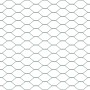 Reja con postes Verde 0.6 x 10 m Acero recubierto de PVC