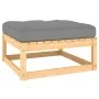 10-teiliges Gartenmöbel-Set und Kissen aus massivem Zirbenholz von vidaXL, Gartensets - Ref: Foro24-3077164, Preis: 906,33 €,...