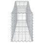 Gabionenkörbe 12 Stück Bogenform Eisen 200x30x40/60 cm von vidaXL, Töpfe und Pflanzgefäße - Ref: Foro24-3145377, Preis: 605,6...