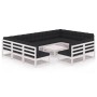 12-piece garden furniture set with white pine wood cushions by vidaXL, Garden sets - Ref: Foro24-3077230, Price: 1,00 €, Disc...