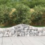 Gabion baskets 13 pcs arch shape iron 200x30x40/60 cm by vidaXL, Pots and planters - Ref: Foro24-3145378, Price: 648,56 €, Di...