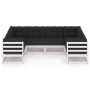 6-teiliges Gartenmöbel-Set mit Kissen aus massivem Kiefernholz von vidaXL, Gartensets - Ref: Foro24-3077295, Preis: 607,92 €,...