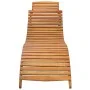 Sun loungers 2 units with solid acacia wood cushions by vidaXL, Loungers - Ref: Foro24-3077368, Price: 357,98 €, Discount: %