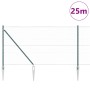 Reja con postes Verde 1.4 x 25 m Acero recubierto de PVC