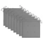 Garden chairs with cushions 8 pcs solid acacia wood in gray by vidaXL, Garden chairs - Ref: Foro24-3078223, Price: 556,49 €, ...
