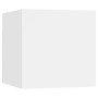 Weißer Nachttisch aus Holzwerkstoff, 30,5 x 30 x 30 cm von vidaXL, Nachttische - Ref: Foro24-3079706, Preis: 31,07 €, Rabatt: %