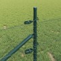 Reja con postes Verde 0.5 x 50 m Acero recubierto de PVC