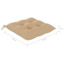 Folding garden chairs 8 units and solid acacia wood cushions by vidaXL, Garden chairs - Ref: Foro24-3078280, Price: 366,88 €,...