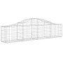 Gabionenkörbe 14 Stk. Bogenform Eisen 200x30x40/60 cm von vidaXL, Töpfe und Pflanzgefäße - Ref: Foro24-3145379, Preis: 691,44...
