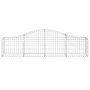 Gabionenkörbe 14 Stk. Bogenform Eisen 200x30x40/60 cm von vidaXL, Töpfe und Pflanzgefäße - Ref: Foro24-3145379, Preis: 691,44...