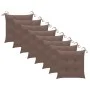 Folding garden chairs 8 units and solid acacia wood cushions by vidaXL, Garden chairs - Ref: Foro24-3078313, Price: 402,58 €,...