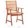Gartenstühle und -kissen 4 Stück massives Akazienholz von vidaXL, Gartenstühle - Ref: Foro24-3078324, Preis: 301,98 €, Rabatt: %