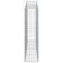 Gabionenkörbe 3 Stück Bogenform Eisen 200x30x120/140 cm von vidaXL, Töpfe und Pflanzgefäße - Ref: Foro24-3145452, Preis: 262,...