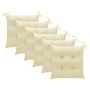 Sillas comedor de jardín y cojines 6 uds madera maciza acacia de vidaXL, Sillas de jardín - Ref: Foro24-3078364, Precio: 397,...