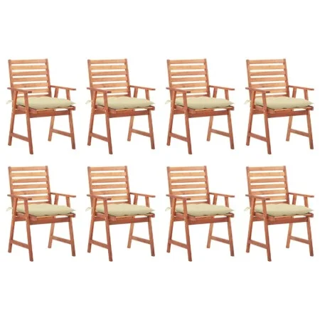 Gartenstühle und -kissen 8 Stk. massives Akazienholz von vidaXL, Gartenstühle - Ref: Foro24-3078391, Preis: 564,44 €, Rabatt: %