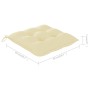 Sillas comedor de jardín y cojines 8 uds madera maciza acacia