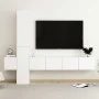 Set de muebles de salón TV 5 piezas madera de ingeniería blanco de vidaXL, Muebles TV - Ref: Foro24-3078655, Precio: 219,47 €...