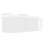 Set de muebles de salón TV 3 piezas madera de ingeniería blanco de vidaXL, Muebles TV - Ref: Foro24-3078658, Precio: 147,90 €...