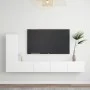 Set de muebles de salón TV 3 piezas madera de ingeniería blanco de vidaXL, Muebles TV - Ref: Foro24-3078675, Precio: 174,59 €...