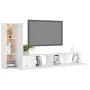 Set de muebles de salón TV 3 piezas madera de ingeniería blanco de vidaXL, Muebles TV - Ref: Foro24-3078675, Precio: 174,59 €...