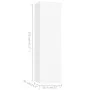 3-teiliges Holzwerkstoff-Wohnzimmer TV-Möbelset weiß von vidaXL, TV-Möbel - Ref: Foro24-3078675, Preis: 168,70 €, Rabatt: %