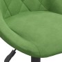 Taburete de cocina de terciopelo verde claro