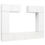 6-teiliges TV-Wohnzimmermöbelset aus weißem Holzwerkstoff von vidaXL, TV-Möbel - Ref: Foro24-3078699, Preis: 291,65 €, Rabatt: %