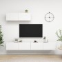 Wohnzimmermöbel-Set TV 3-teilig aus weißem Ingenieurholz von vidaXL, TV-Möbel - Ref: Foro24-3078703, Preis: 162,85 €, Rabatt: %