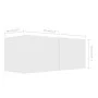 8-teiliges Parkett-TV-Möbelset weiß von vidaXL, TV-Möbel - Ref: Foro24-3078705, Preis: 339,42 €, Rabatt: %