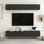 Living room furniture 4 units black engineered wood 100x30x30 cm by vidaXL, TV Furniture - Ref: Foro24-3078746, Price: 271,17...