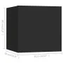 5-teiliges TV-Möbelset aus Sperrholz schwarz von vidaXL, TV-Möbel - Ref: Foro24-3078801, Preis: 177,42 €, Rabatt: %