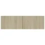 Wohnzimmermöbel-Set 4-teilig Sonoma-Eiche 100x30x30 cm von vidaXL, TV-Möbel - Ref: Foro24-3078956, Preis: 170,45 €, Rabatt: %