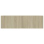 Wohnzimmermöbel-Set 4-teilig Sonoma-Eiche 100x30x30 cm von vidaXL, TV-Möbel - Ref: Foro24-3078956, Preis: 165,09 €, Rabatt: %