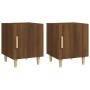 Nachttische 2 Stück braunes Eichensperrholz von vidaXL, Nachttische - Ref: Foro24-817314, Preis: 46,48 €, Rabatt: %