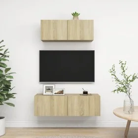 Sonoma Oak 2-Piece Living Room Furniture Set by vidaXL, TV Furniture - Ref: Foro24-3079017, Price: 86,74 €, Discount: %