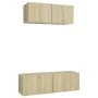 Sonoma Oak 2-Piece Living Room Furniture Set by vidaXL, TV Furniture - Ref: Foro24-3079017, Price: 86,66 €, Discount: %
