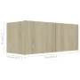 Juego de muebles de salón 2 piezas roble Sonoma de vidaXL, Muebles TV - Ref: Foro24-3079017, Precio: 86,66 €, Descuento: %