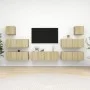 Juego de muebles de salón 7 piezas roble Sonoma de vidaXL, Muebles TV - Ref: Foro24-3079028, Precio: 254,18 €, Descuento: %