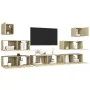 Juego de muebles de salón 7 piezas roble Sonoma de vidaXL, Muebles TV - Ref: Foro24-3079028, Precio: 254,18 €, Descuento: %