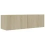 Juego de muebles de salón 7 piezas roble Sonoma de vidaXL, Muebles TV - Ref: Foro24-3079028, Precio: 254,18 €, Descuento: %