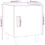 Nachttische 2 Stück braunes Eichensperrholz von vidaXL, Nachttische - Ref: Foro24-817314, Preis: 46,48 €, Rabatt: %