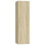 Juego de muebles de salón 4 piezas roble Sonoma de vidaXL, Muebles TV - Ref: Foro24-3079048, Precio: 180,27 €, Descuento: %